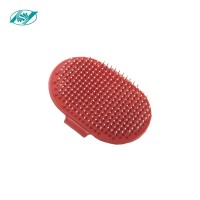 Rubber dog bathing pet hair brush