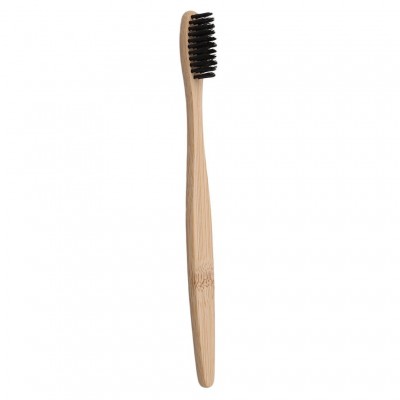 Eco friendly bamboo toothbrush with charcoal bristle, BPA free personalized private label wholesale bamboo toothbrush