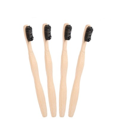 100% Biodegradable Environmental Charcoal Bamboo Toothbrush